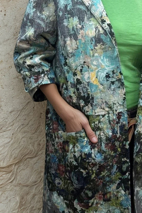 Car Coat - Garden Floral